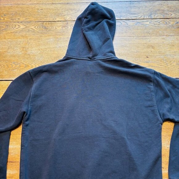 Reebok Sweater Mens Medium Black Casual Pullover Hoodie Sweatshirt - Picture 10 of 12